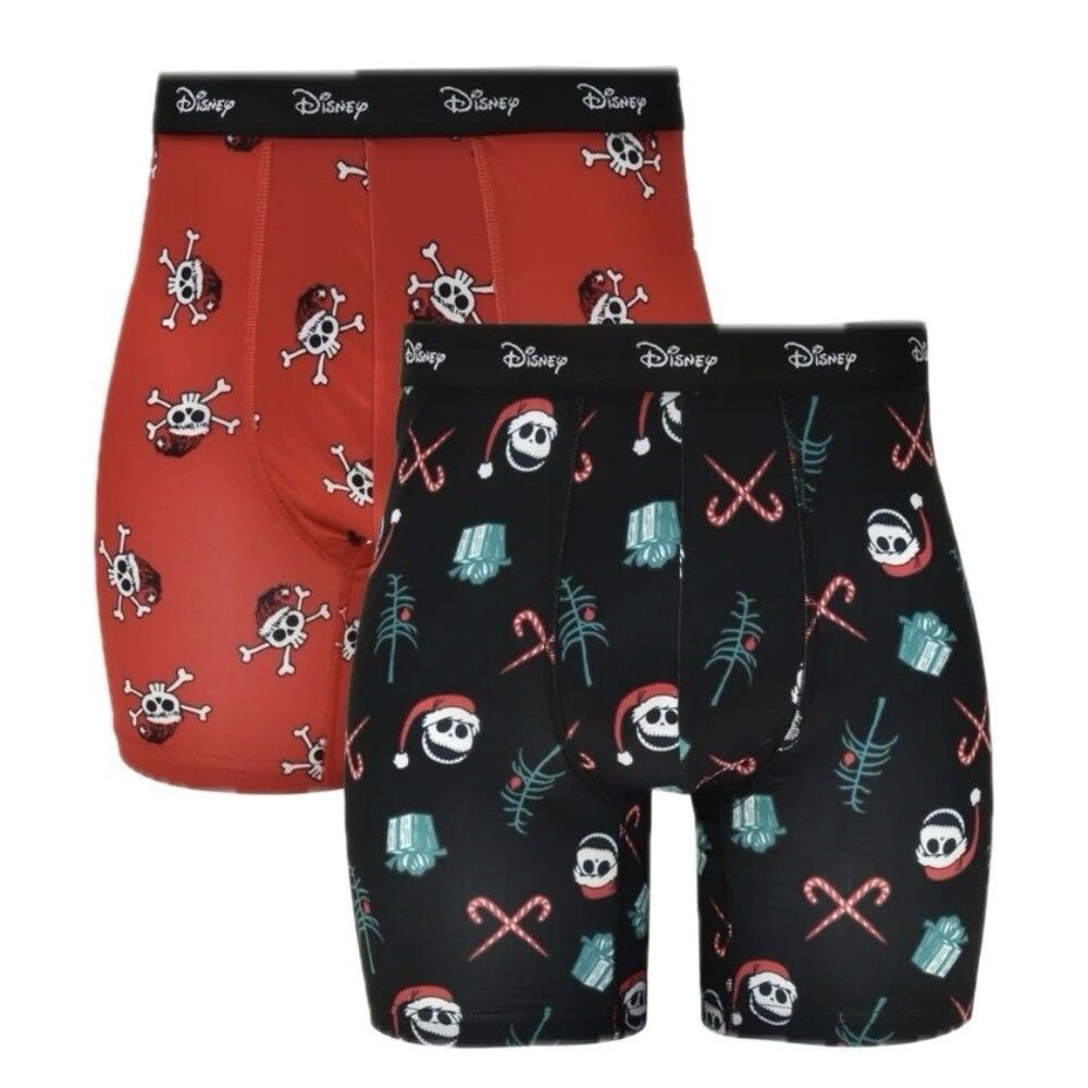 Nightmare Before Christmas Men's 2-Pack Boxer Briefs X-Large